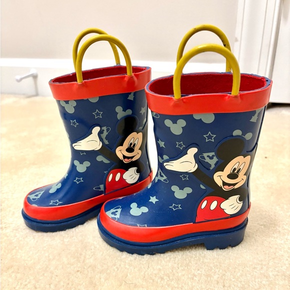 Disney Other - Disney Mickey Mouse Kids Rain Boots